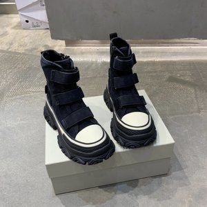 2022 New denim canvas high -top shoes